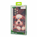 GREEN ON TPU Print Basket Pup  For IPhone 15 Pro