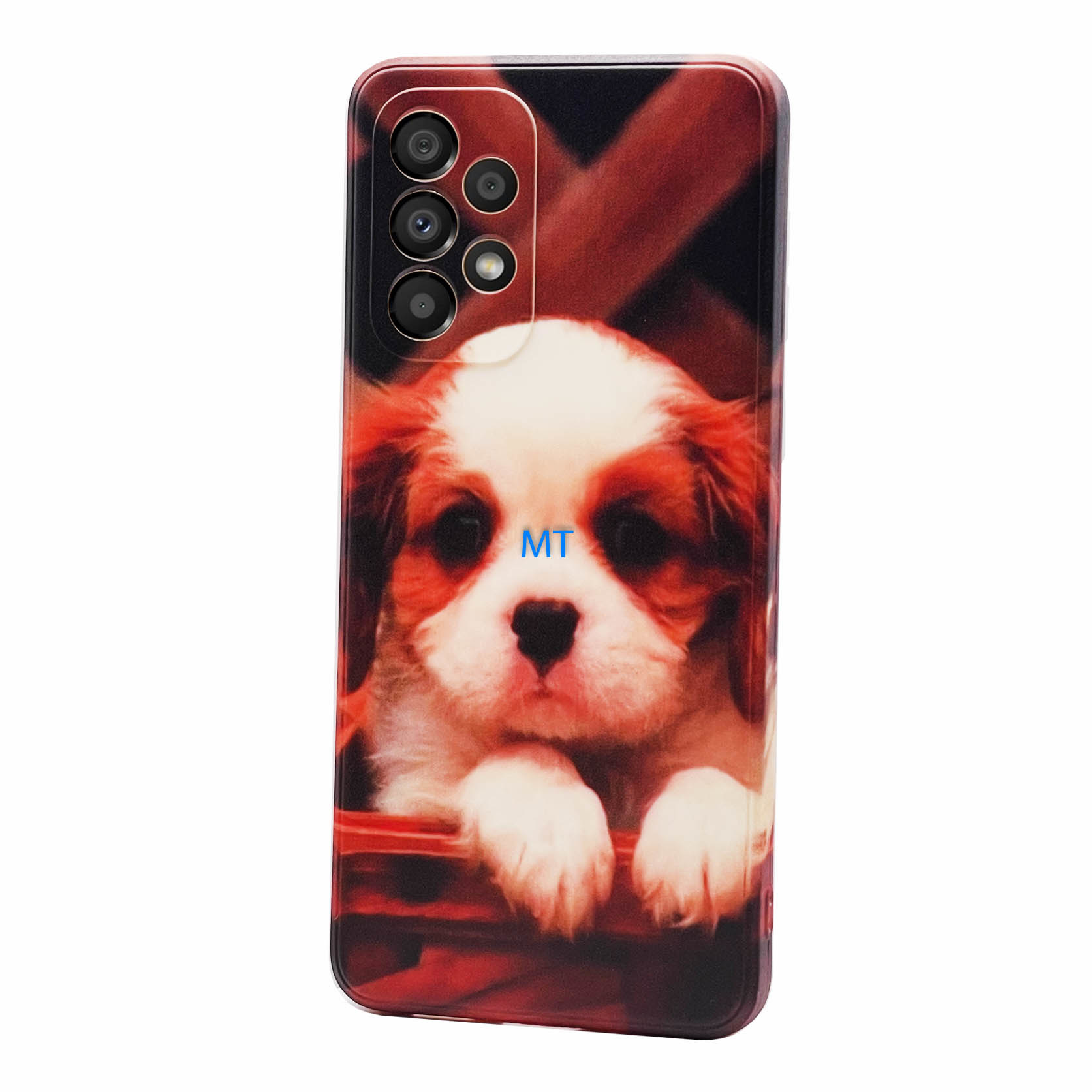 GREEN ON TPU Print Basket Pup For IPhone 15 Pro Max