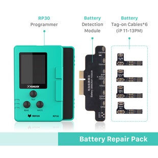 Device REFOX RP30 Multi-function Restore Programer+Battery Detection Module+Tag-on Battery Repair Flex Cable Set