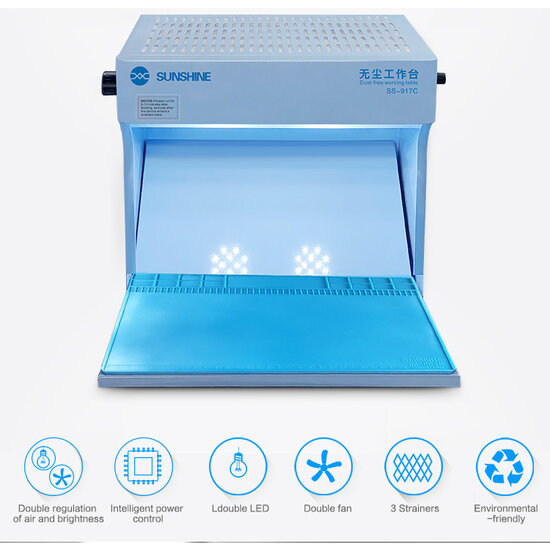 SUNSHINE SS-917C Dustless Worktable Hight Precision Dust Free Workbench