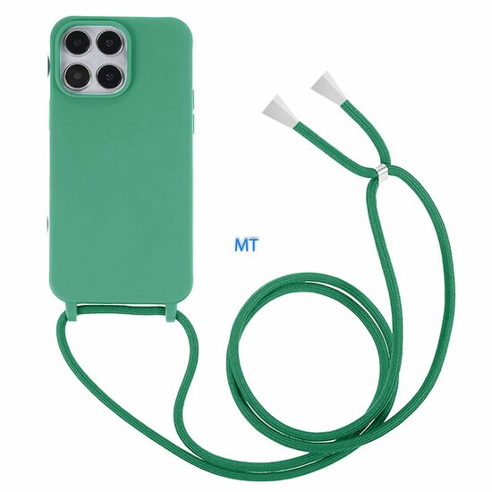 GREEN ON Cord Case Colours For IPhone 15 Plus