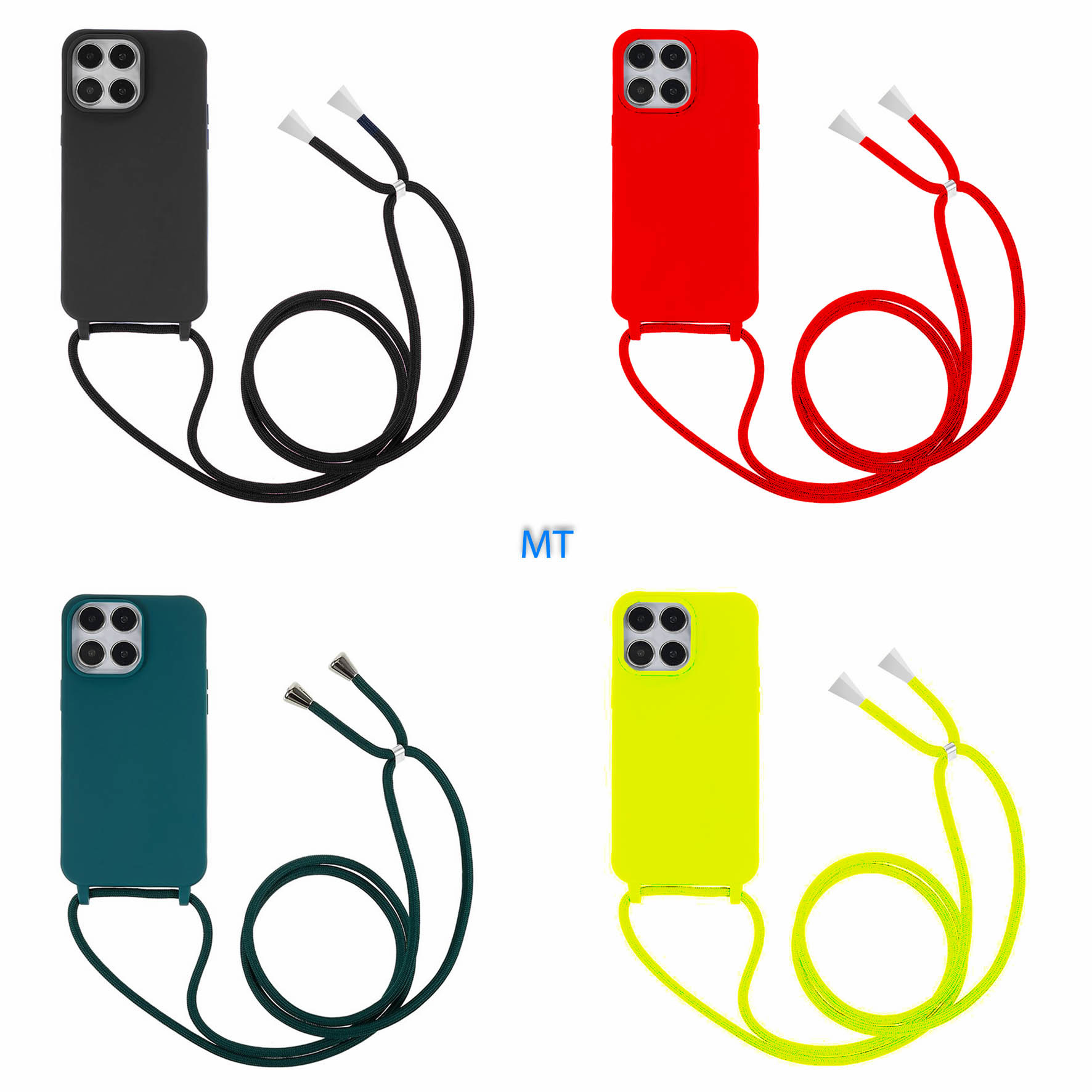 GREEN ON Cord Case Colours For IPhone 15, foto 4 van 6