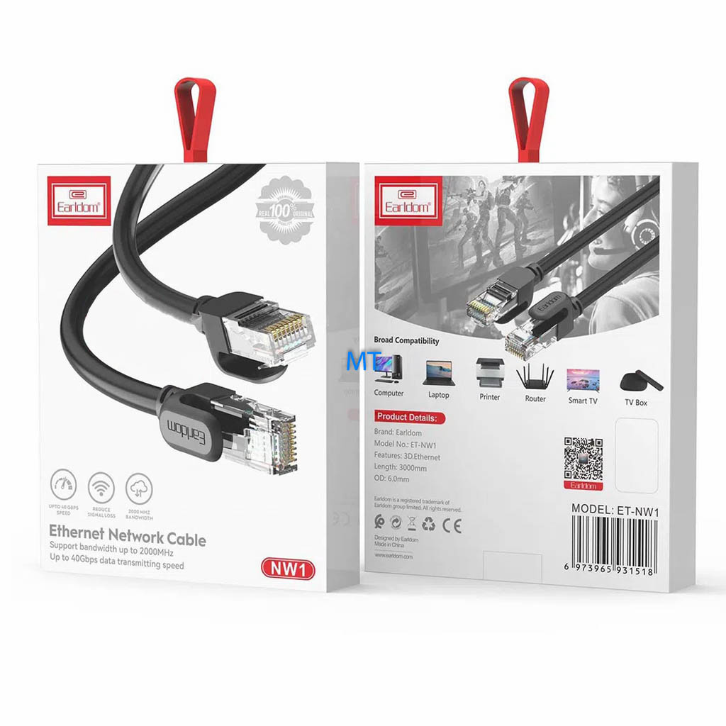 Earldom Ethernet Network Cable 10 Meter NW1, foto 2 van 4