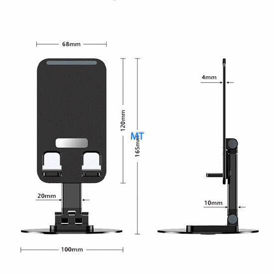 GREEN ON Folding Rotatable Desktop Phone Holder GR58
