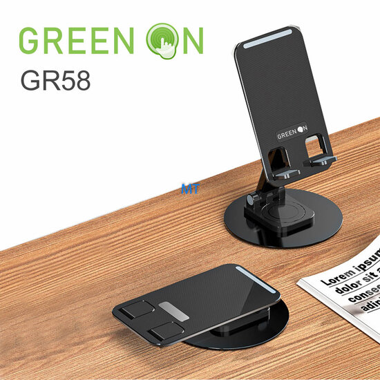 GREEN ON Folding Rotatable Desktop Phone Holder GR58