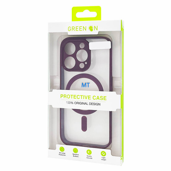 GREEN ON Silicone MagSafe Protection Case IPhone 13 Pro