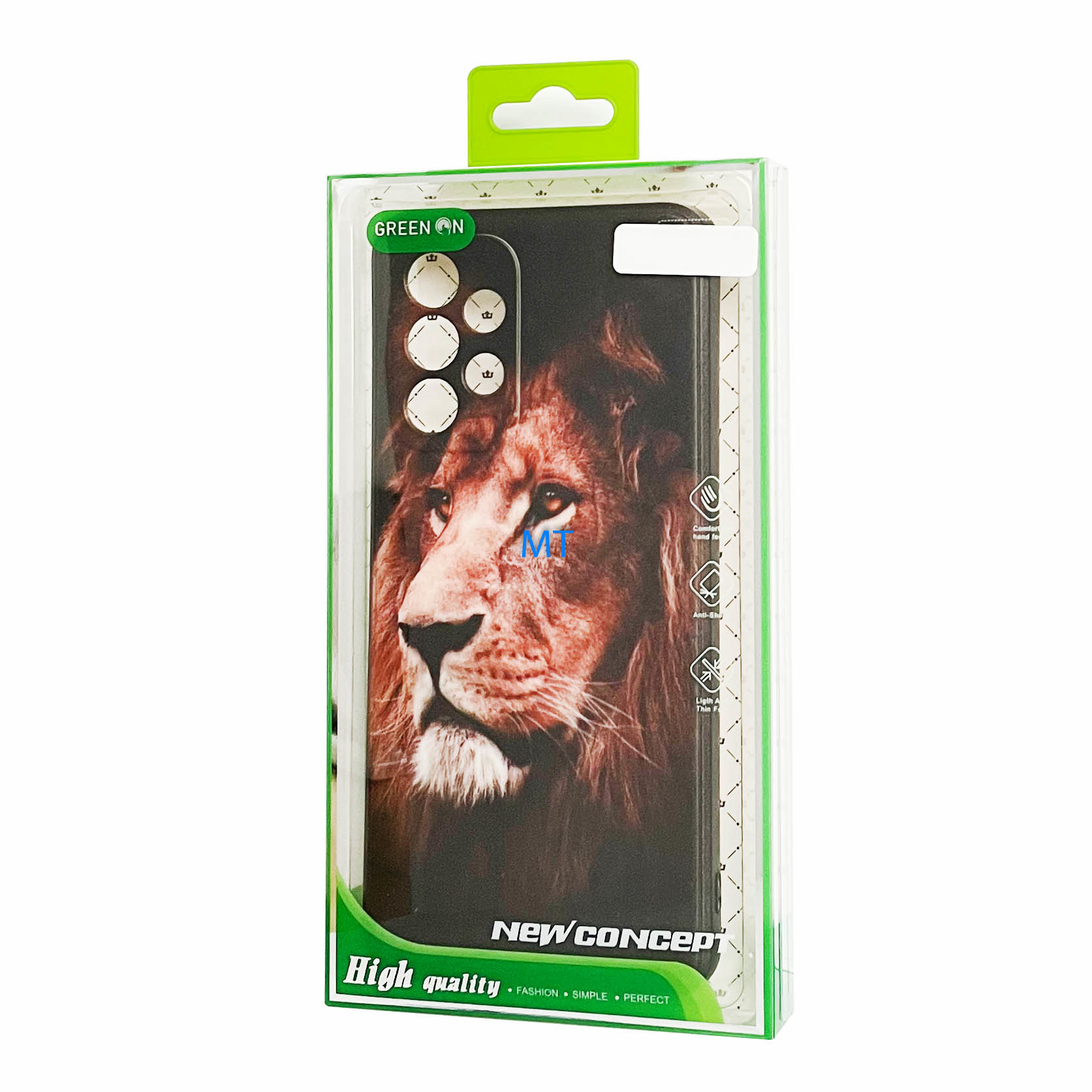 GREEN ON TPU Print Lion For IPhone 12 Pro, foto 4 van 4