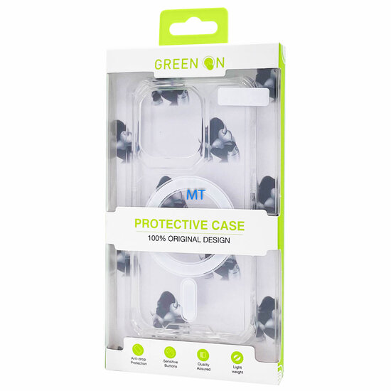 GREEN ON MagSafe Anti Shock Case For IPhone 14 Plus