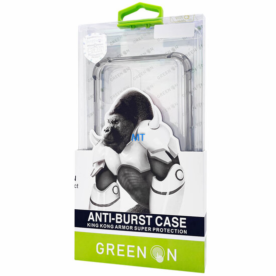 GREEN ON Gorilla Anti Burst Case For IPhone 11 Gray