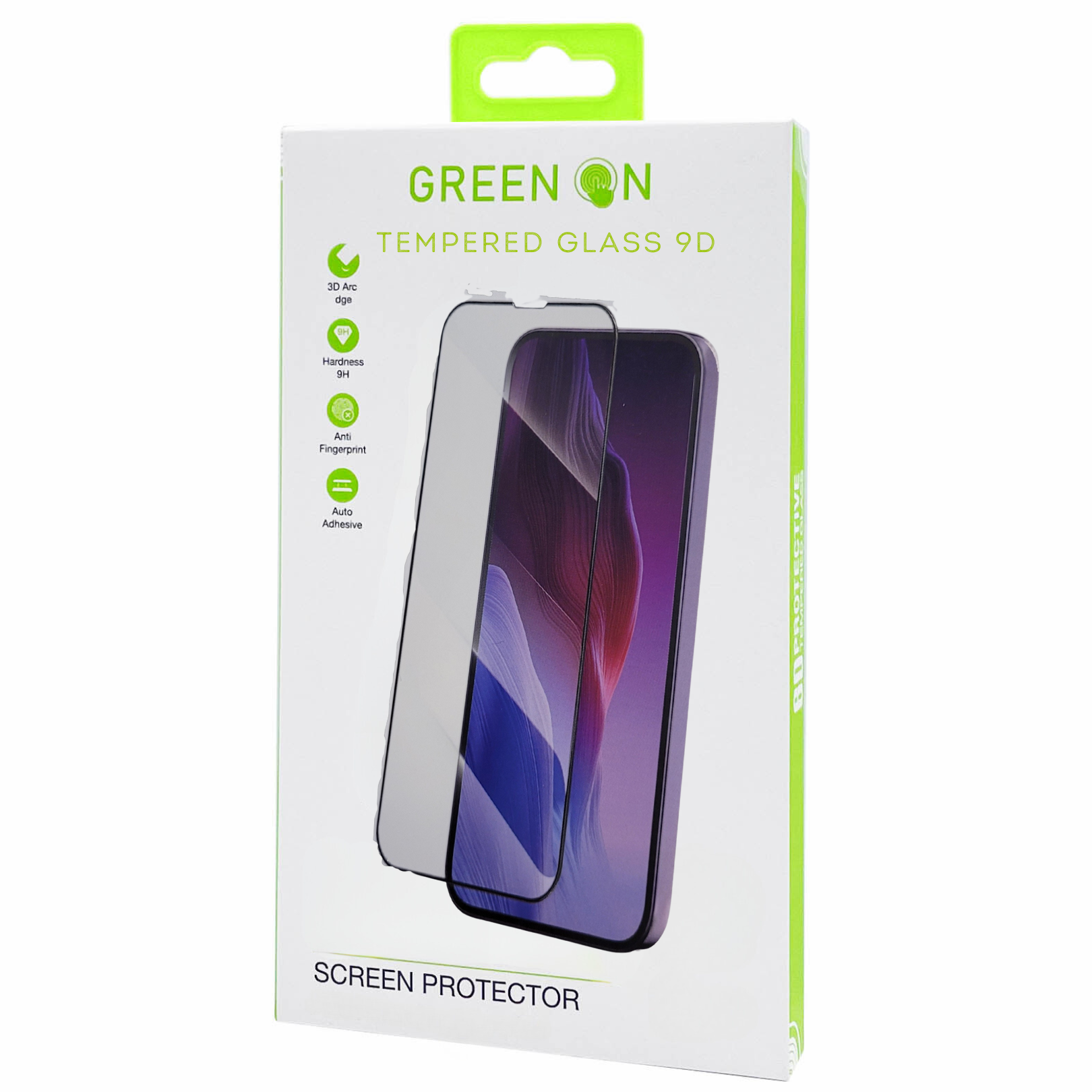 Glass GREEN ON Diamond 9D For IPhone 12 Pro Max GR50