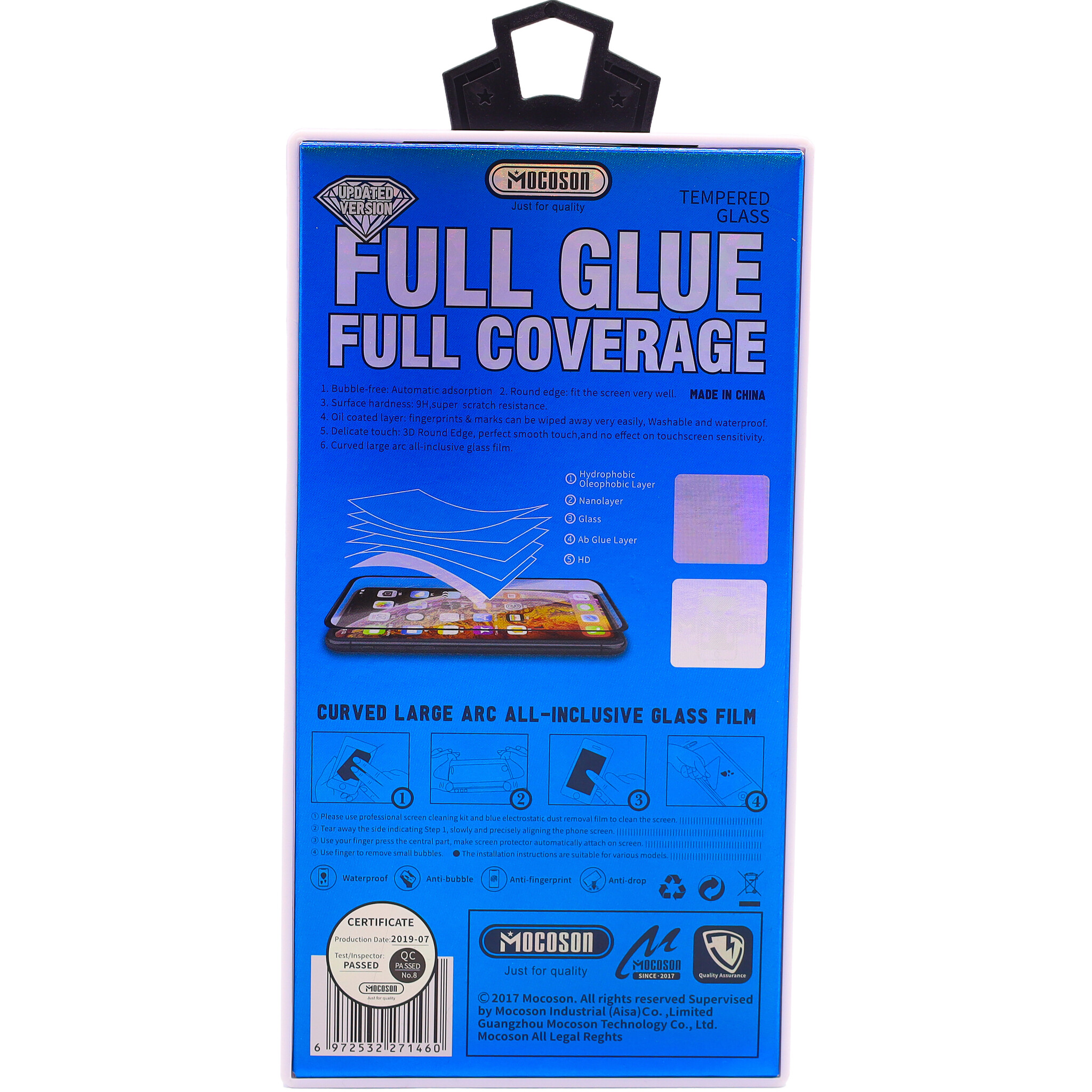 5D Full Glue Coverage Tempered Glass Galaxy S23 Plus, foto 2 van 2