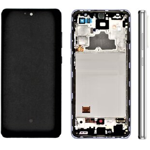 LCD OLED For Galaxy A72 Black With Frame Not Original White Box