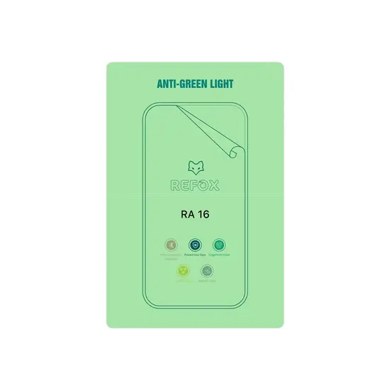 Refox RA 16 Mobile Phone Anti Green Ray TUP Screen Protector Film For Cutting Machine
