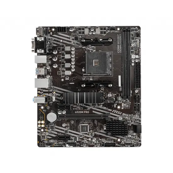 MSI AMD AM4 A520M PRO M-ATX, 2xD4, 2933 SATA 3 , USB 3.0
