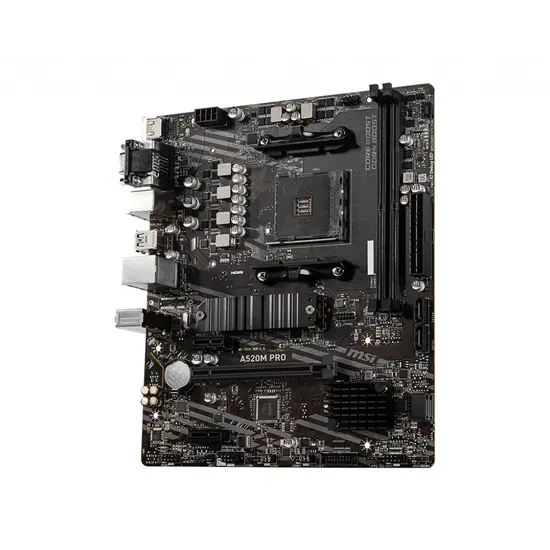 MSI AMD AM4 A520M PRO M-ATX, 2xD4, 2933 SATA 3 , USB 3.0