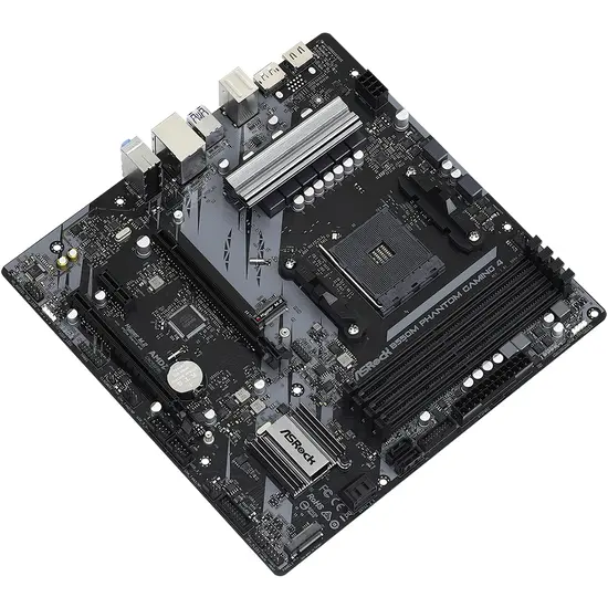 ASrock AMD AM4 B550M Phantom Gaming 4 M-ATX, 4XD4 4733, 4xSATA3, 2xM.2, 8XUSB3