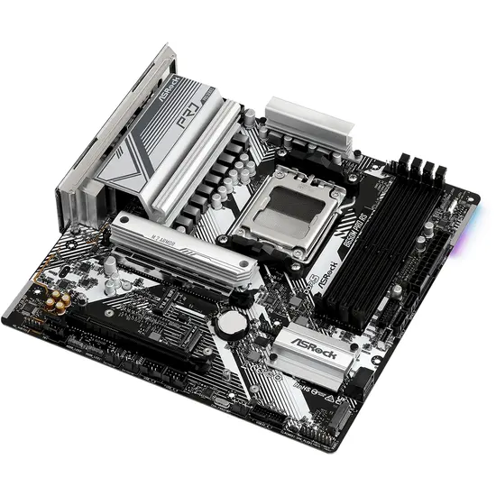 ASrock B650M Pro RS M-ATX, 4xD5 6000+, PCIe Gen5 x4, USB 3.2
