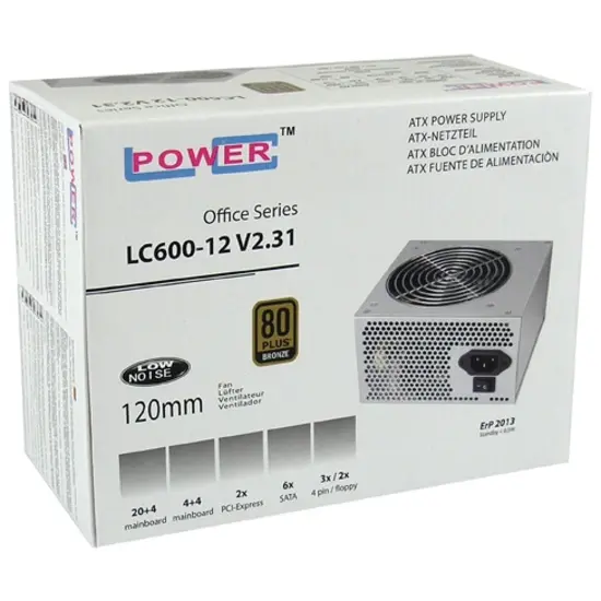 LC Power LC 600-12 V2.31 600W 80+ Bronce
