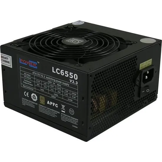 LC Power LC65550 V2.3 550W Super Silent 80+ Bronze 2x 12v, 12cm