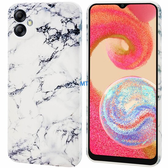 GREEN ON TPU Print Marmer Galaxy A13 5G / A04S
