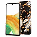 GREEN ON TPU Print Black Marble For IPhone 15 Pro