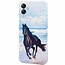 GREEN ON TPU Print Black Horse Galaxy A34