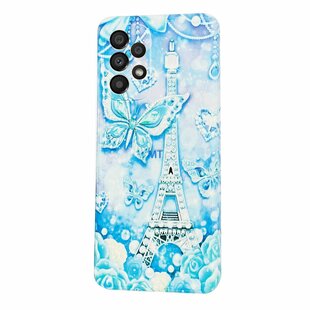 GREEN ON TPU Print Blue Butterfly Galaxy A72