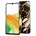 GREEN ON TPU Print Black Marble Oppo A16/A16S