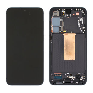 LCD Soft Oled With Frame For Galaxy S23 Plus Silver MT Tech Non Original