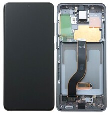 LCD Soft Oled With Frame For Galaxy S20 Plus Black MT Tech Non Original