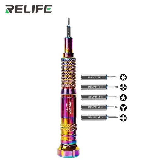 RELIFE RL-723 Interchangeable torque screwdriver(built-in 5 bits)