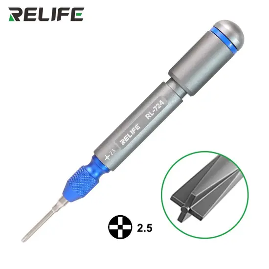RELIFE RL-724 High precision torque screwdriver +2.5 For IPhone Medium Plate Screws