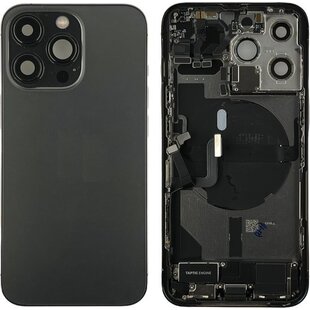 Frame Back Housing Assembly for IPhone 14 Pro Black Non Original