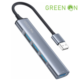 GREEN ON USB Hub Adapter 4 in 1 GR46