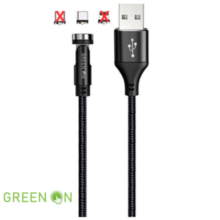 GREEN ON Magnetic Cable USB C GR48