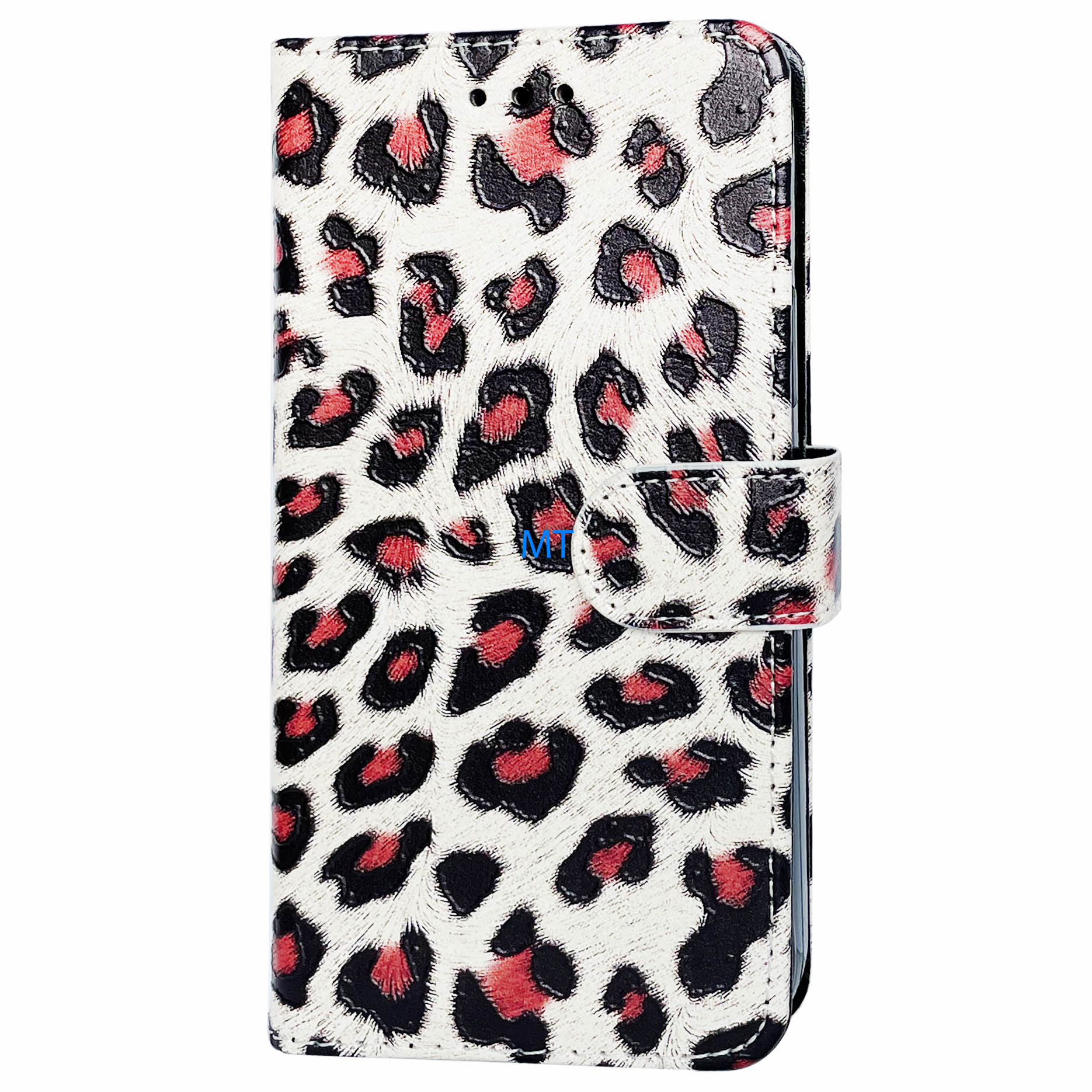 GREEN ON 3D Print Wallet Case Cheetah Galaxy S24 Plus, foto 3 van 6