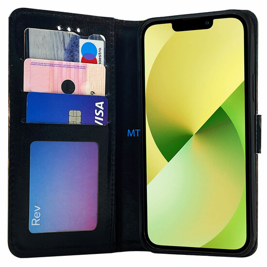 GREEN ON 3D Print Wallet Bookcase Peacock Galaxy S24 Ultra