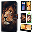 GREEN ON 3D Print Wallet Case Lion Galaxy S24