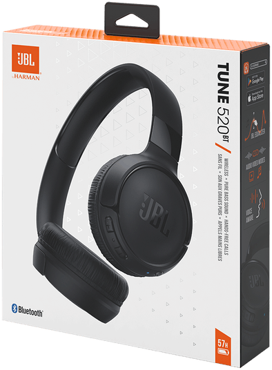JBL Tune 520 BT Black, foto 3 van 4