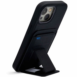 Stand Leather Case For IPhone 15 Pro
