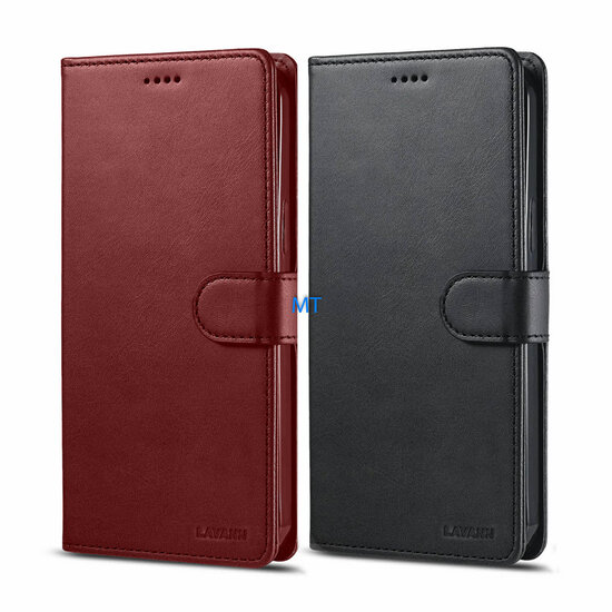 Lavann Magsafe 2 in 1 Leather Bookcase For IPhone 15 Pro