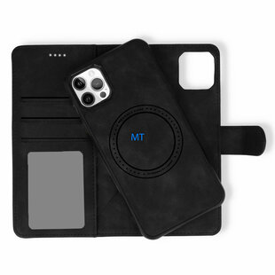 Magsafe 2 in 1 Leather Bookcase For IPhone 15 Pro