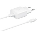 Samsung 15W PD Power Adapter with USB C Cable White EP-T1510XWE Service Pack