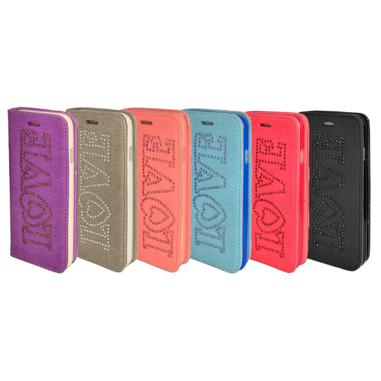 Diamond Love Book Case For IPhone 6 / 6s