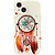 GREEN ON TPU Print Brown Feather Galaxy A12