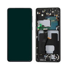 LCD Oled For Galaxy S21 Ultra With Frame MT Tech Not Original Silver