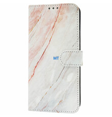 GREEN ON 3D Print Wallet Case Red Line Marble Galaxy S24