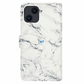 GREEN ON 3D Print Wallet Case Marmer Galaxy A15