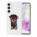 GREEN ON TPU Print Yorkshare Puppy Galaxy A15