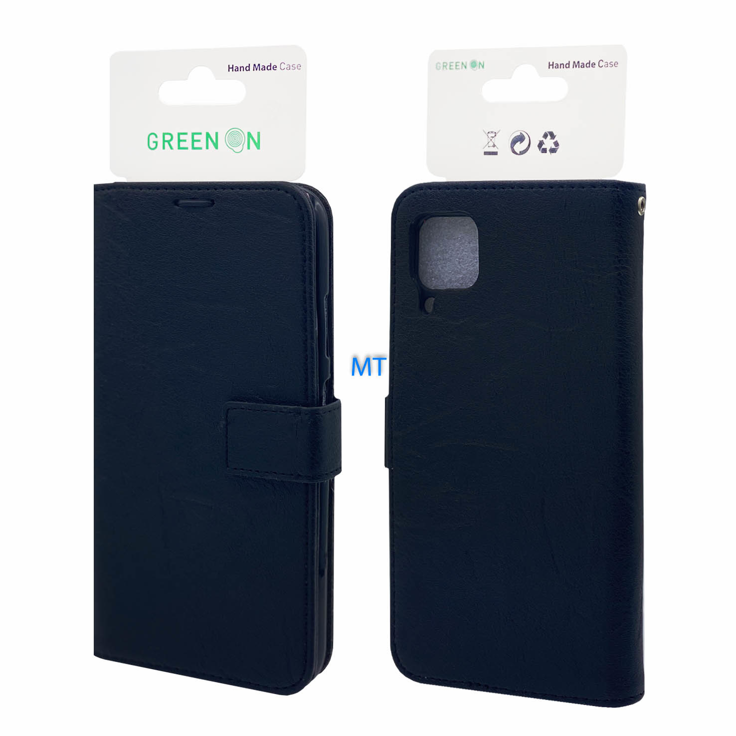 GREEN ON Luxury Book Case Xiaomi Redmi Note 9T, foto 4 van 6
